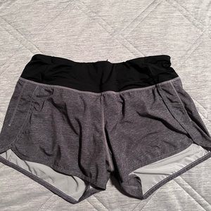 Lululemon speed up shorts. Size 10. 4”